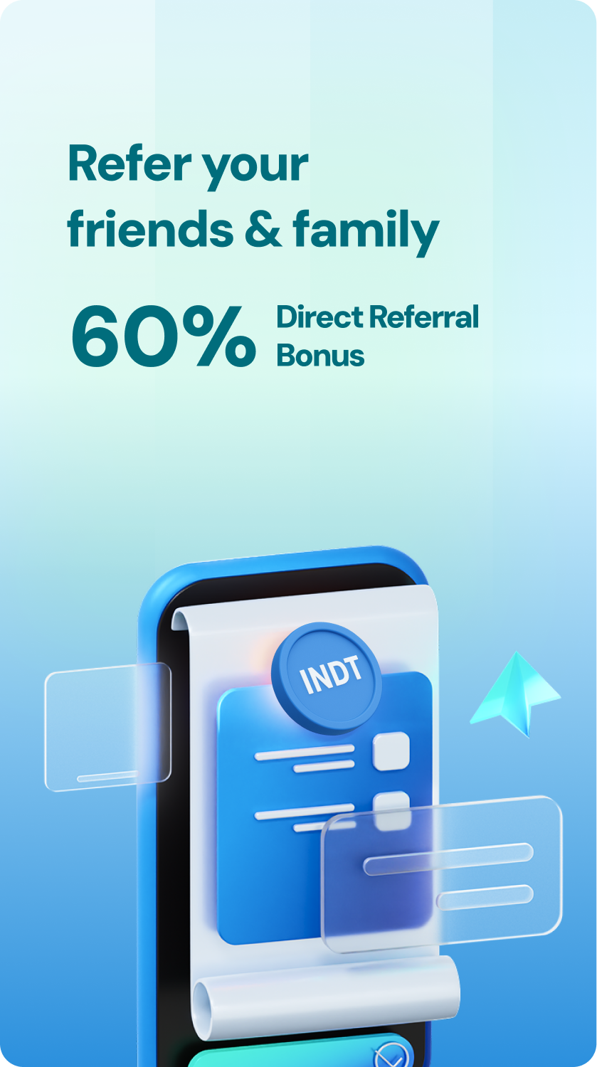Get 10% instant direct bonus in wallet upon invited purchase